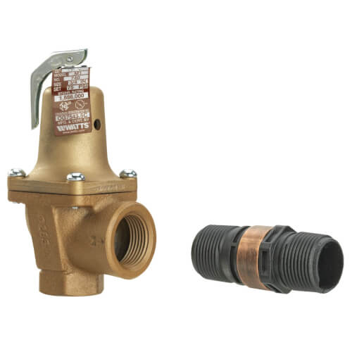 F382264 Watts F382264 3/4" x 1" Boiler Pressure Relief Valve w