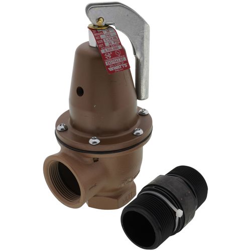 Main product image of 1-1/4" x 1-1/2" Model 740 Boiler Pressure Relief Valve w/ Flood Sensor Connectivity (30 psi)