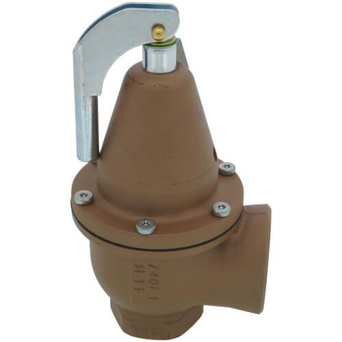 Main product image of 1-1/2" x 2" Model 740 Boiler Pressure Relief Valve w/ Flood Sensor Connectivity (50 psi)