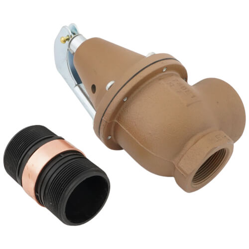 Main product image of 1-1/2" x 2" Model 740 Boiler Pressure Relief Valve w/ Flood Sensor Connectivity (60 psi)
