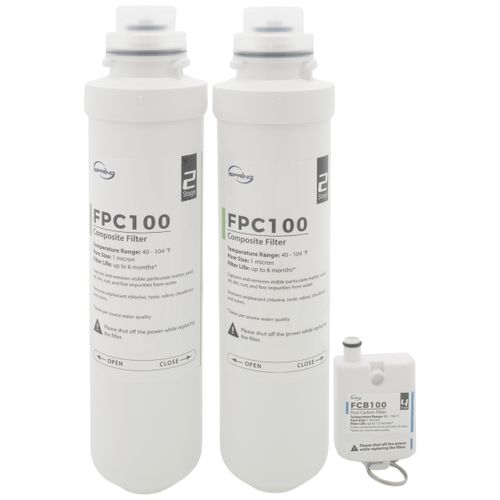 Main product image of 5 Micron 1-Year Replacement Filters for RCD100 System Countertop w/ (2) FPC100 (1)FCB100 (3 Pack)