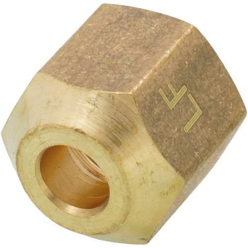 Main product image of (641FS-4) 1/4" Brass Short Forged Flare Nut