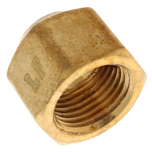 Main product image of (641FS-64) 3/8" x 1/4" Brass Short Forged Flare Nut