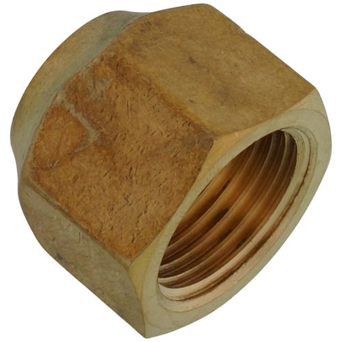 Main product image of (641FS-86) 1/2" x 3/8" Brass Short Forged Flare Nut