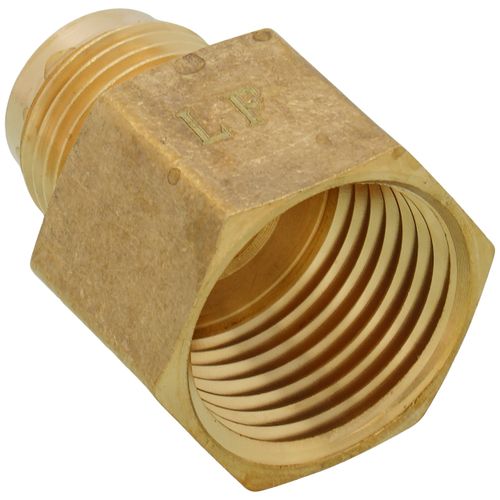 Main product image of (46-68) 3/8" Flare x 1/2" FIP Brass Coupling Adapter