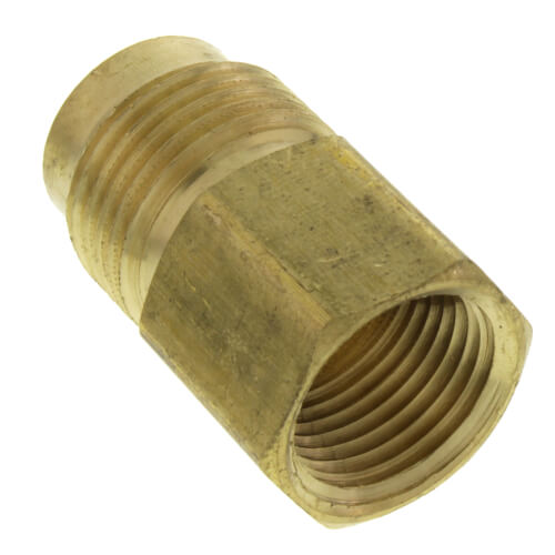 Main product image of (46-86) 1/2" Flare x 3/8" FIP Brass Coupling Adapter