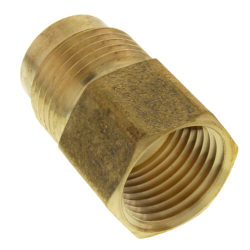 Main product image of (46-108) 5/8" Flare x 1/2" FIP Brass Coupling Adapter