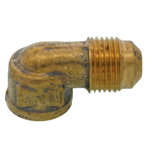 (50-64) 3/8" Flare x 1/4" FIP Brass Elbow