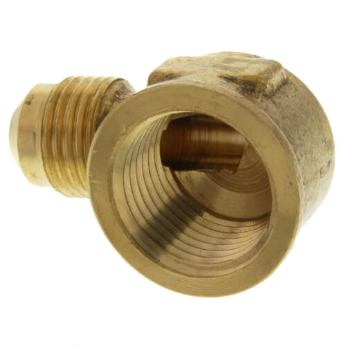 (50-68) 3/8" Flare x 1/2" FIP Brass Elbow