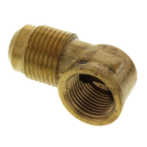 (50-86) 1/2" Flare x 3/8" FIP Brass Elbow