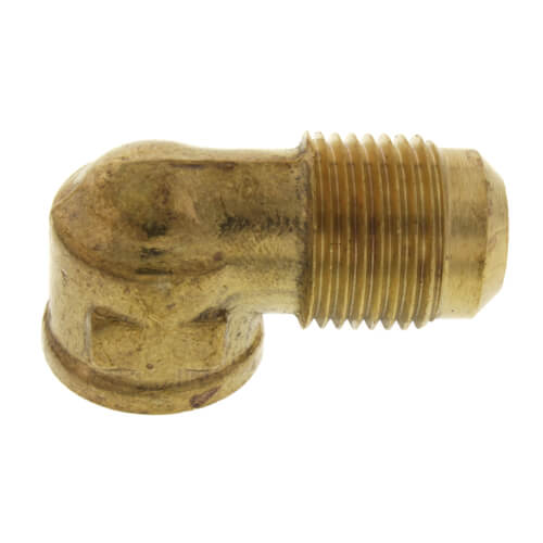 (50-86) 1/2" Flare x 3/8" FIP Brass Elbow