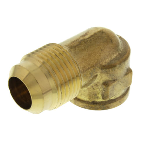 (50-108) 5/8" Flare x 1/2" FIP Brass Elbow