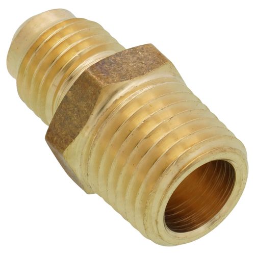 Main product image of (48-44) 1/4" Flare x 1/4" MIP Brass Half Union
