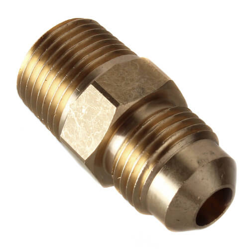 Main product image of (48-66) 3/8" Flare x 3/8" MIP Brass Half Union