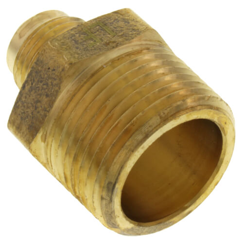 Main product image of (48-612) 3/8" Flare x 3/4" MIP Brass Half Union