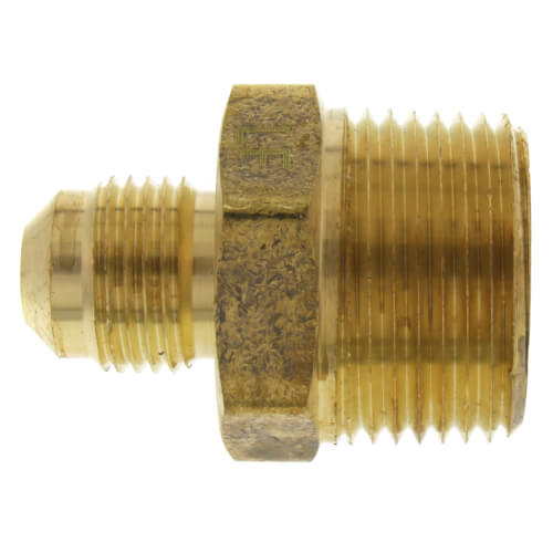 Main product image of (48-612) 3/8" Flare x 3/4" MIP Brass Half Union