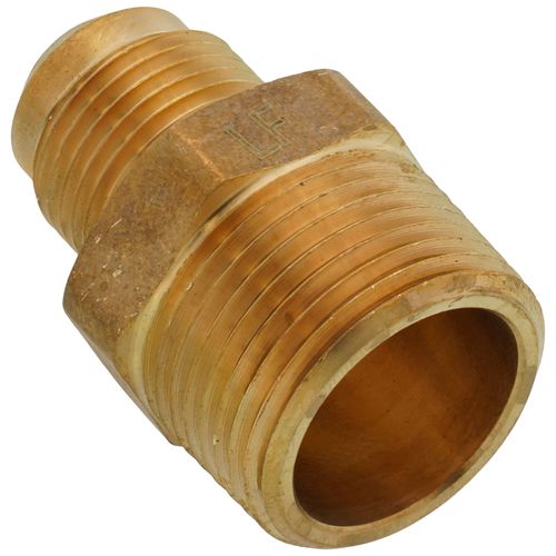 Main product image of (48-812) 1/2" Flare x 3/4" MIP Brass Half Union