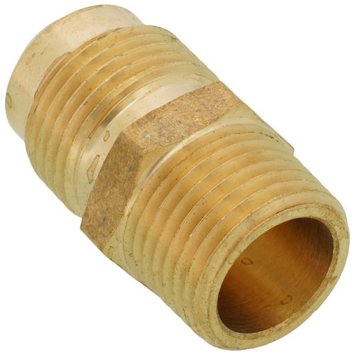 Main product image of (48-108) 5/8" Flare x 1/2" MIP Brass Half Union