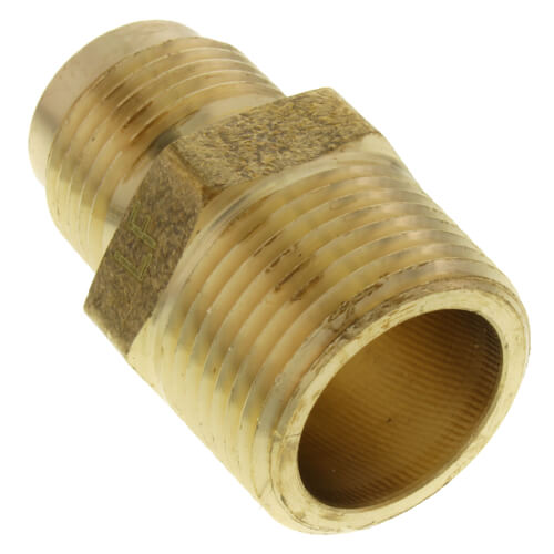 Main product image of (48-1012) 5/8" Flare x 3/4" MIP Brass Half Union