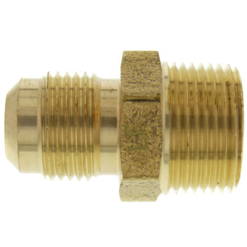 Main product image of (48-1012) 5/8" Flare x 3/4" MIP Brass Half Union