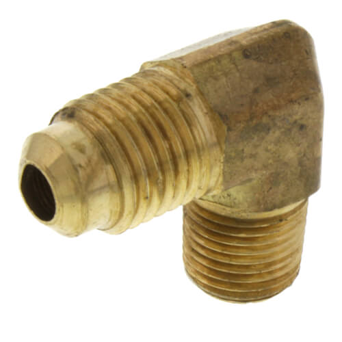 Main product image of (49-42) 1/4" Flare x 1/8" MIP Brass Elbow