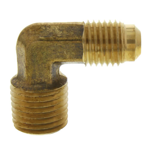 Main product image of (49-44) 1/4" Flare x 1/4" MIP Brass Elbow