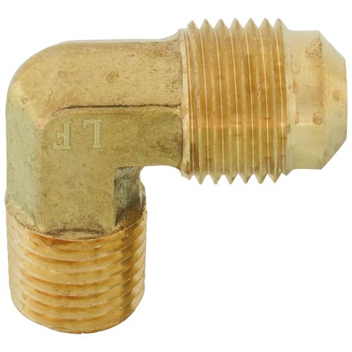Main product image of (49-64) 3/8" Flare x 1/4" MIP Brass Elbow