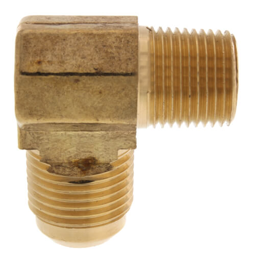 Main product image of (49-86) 1/2" Flare x 3/8" MIP Brass Elbow