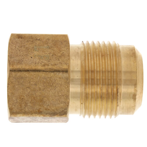 F40 103 Jones Stephens F40 103 46 1212 3 4 Flare X 3 4 Fip Brass Coupling Adapter