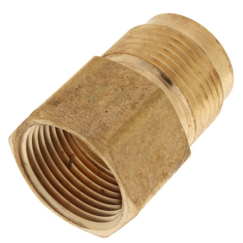 Main product image of (46-1212) 3/4" Flare x 3/4" FIP Brass Coupling Adapter