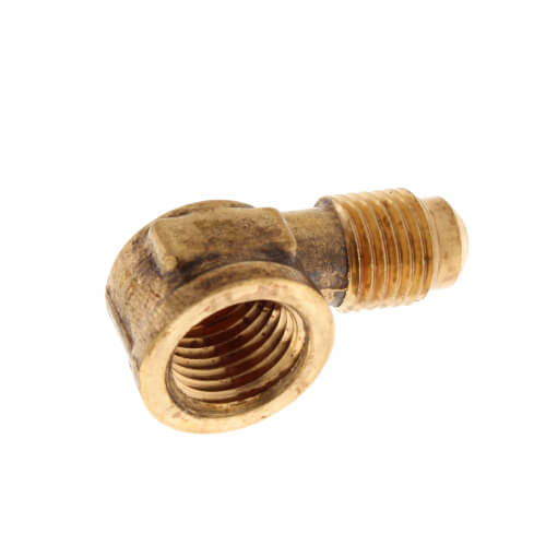 (50-44) 1/4" Flare x 1/4" FIP Brass Elbow