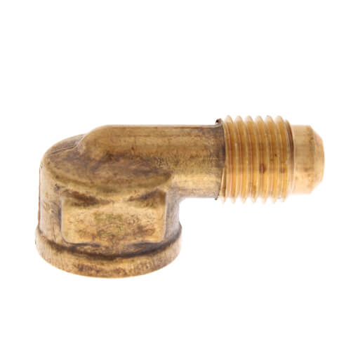 (50-44) 1/4" Flare x 1/4" FIP Brass Elbow