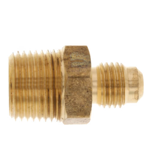 Main product image of (48-46) 1/4" Flare x 3/8" MIP Brass Half Union