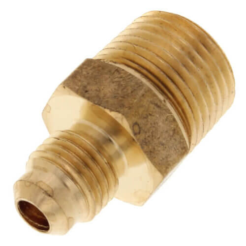 Main product image of (48-46) 1/4" Flare x 3/8" MIP Brass Half Union