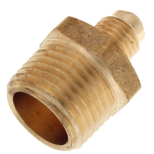 Main product image of (48-48) 1/4" Flare x 1/2" MIP Brass Half Union