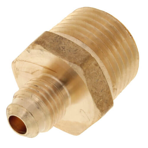 Main product image of (48-48) 1/4" Flare x 1/2" MIP Brass Half Union