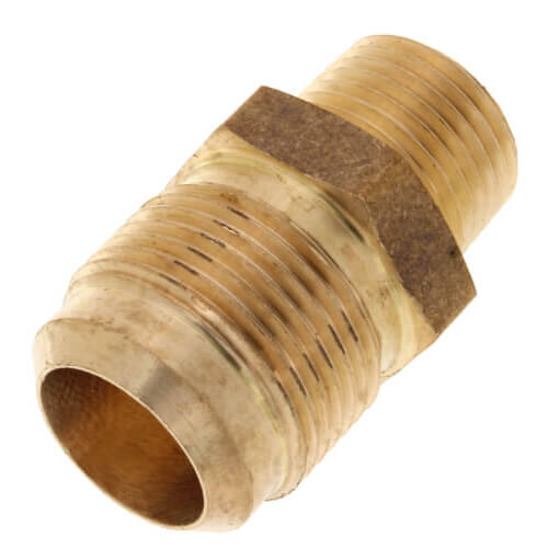Main product image of (48-128) 3/4" Flare x 1/2" MIP Brass Half Union