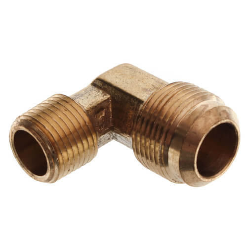 (49-128) 3/4" Flare x 1/2" MIP Brass Elbow