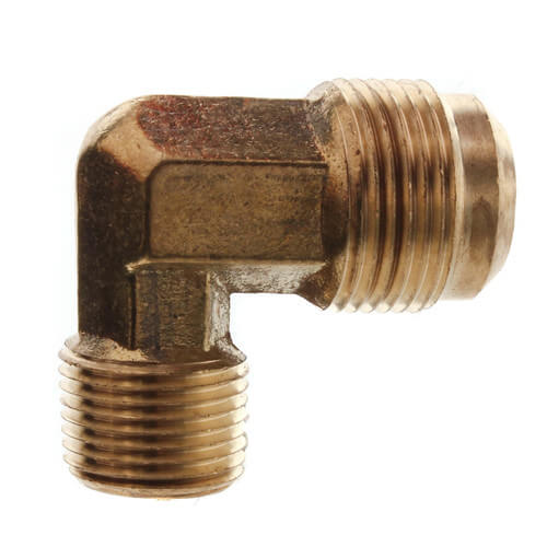 (49-128) 3/4" Flare x 1/2" MIP Brass Elbow