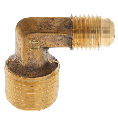 Main product image of (49-46) 1/4" Flare x 3/8" MIP Brass Elbow
