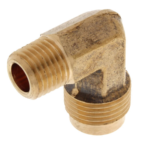 Main product image of (49-84) 1/2" Flare x 1/4" MIP Brass Elbow