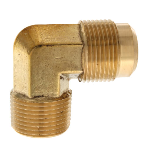 (49-1212) 3/4" Flare x 3/4" MIP Brass Elbow