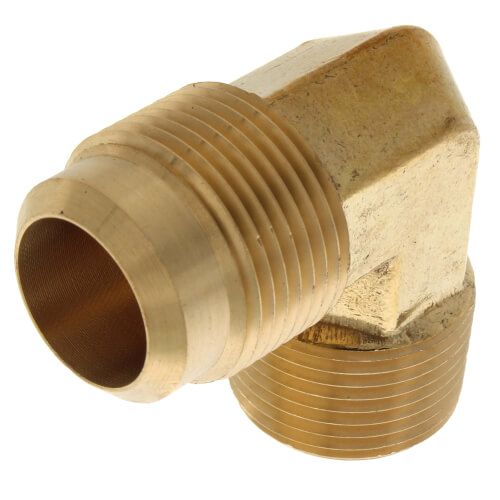 (49-1212) 3/4" Flare x 3/4" MIP Brass Elbow