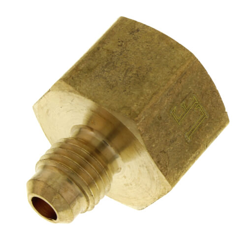 Main product image of (46-46) 1/4" Flare x 1/2" FIP Brass Coupling Adapter