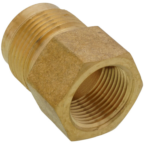 Main product image of (46-1412) 7/8" Flare x 3/4" FIP Brass Coupling