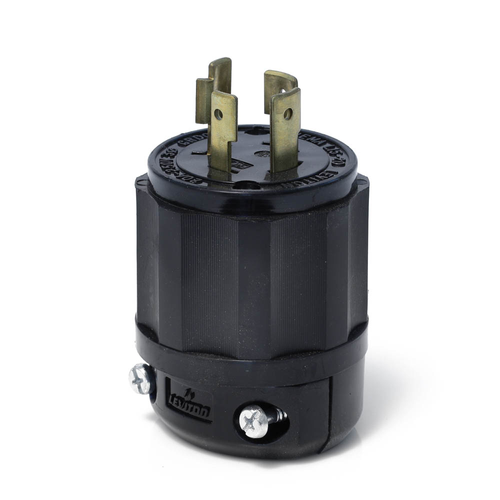 Main product image of Locking Plug, 20A, 250V All Black