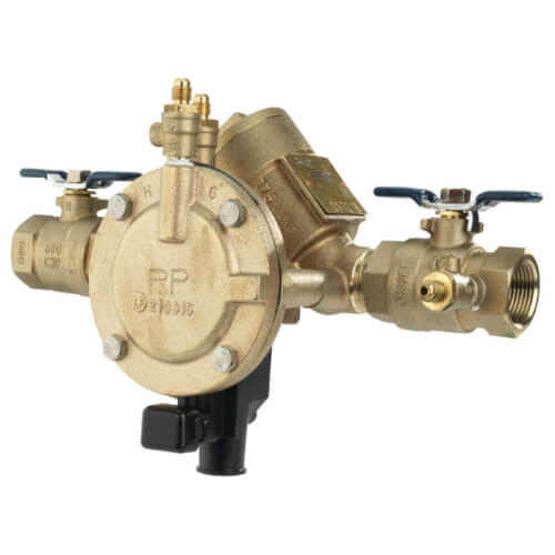 Main product image of 3/4" LF825Y-QT-RP-FS Lead Free Quarter Turn Reduced Pressure Zone Assembly w/ Flood Sensor Connectivity