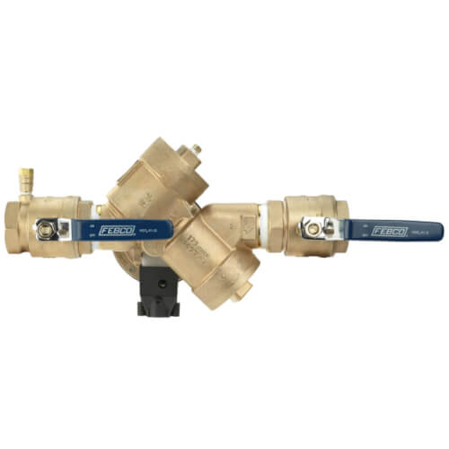 Main product image of 1-1/2" LF825Y-QT-RP-FS Lead Free Quarter Turn Reduced Pressure Zone Assembly w/ Flood Sensor Connectivity