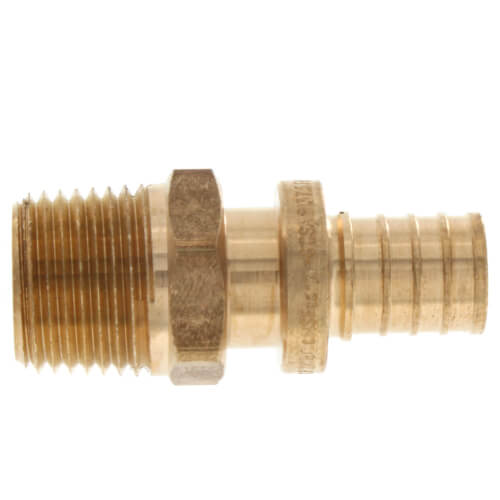 1/2" F2080 PEX Male Adapter, for Rehau Tools Only (Lead Free Brass)
