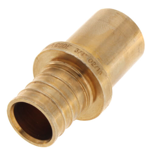Main product image of 3/4" F2080 PEX Copper Fitting Adapter, for Rehau Tools Only (Lead Free Brass)